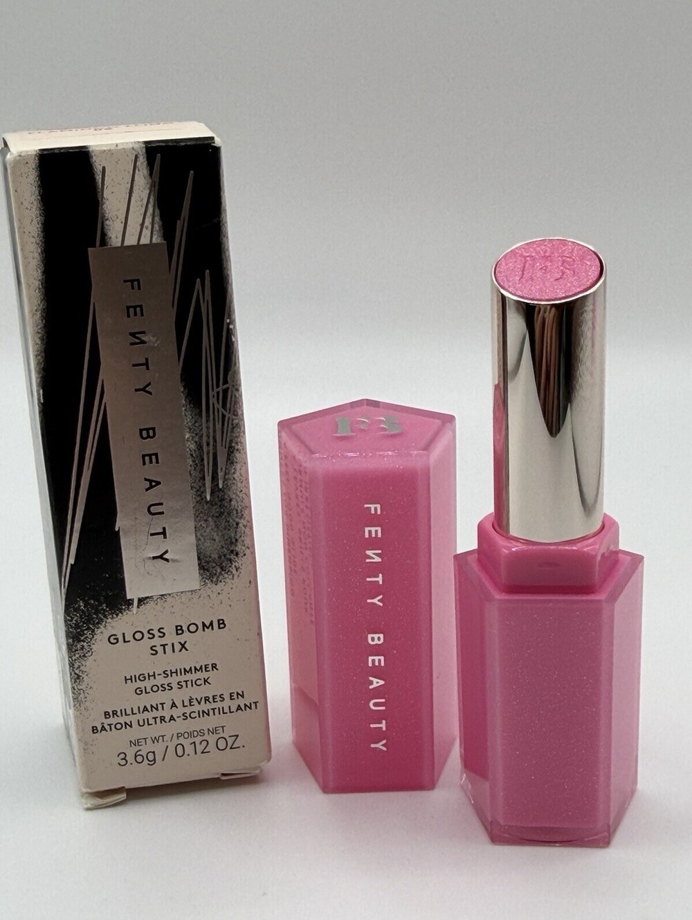 Fenty Beauty Gloss Bomb Stix Flamingo Fling 05 High-Shimmer 3.6g New In Box